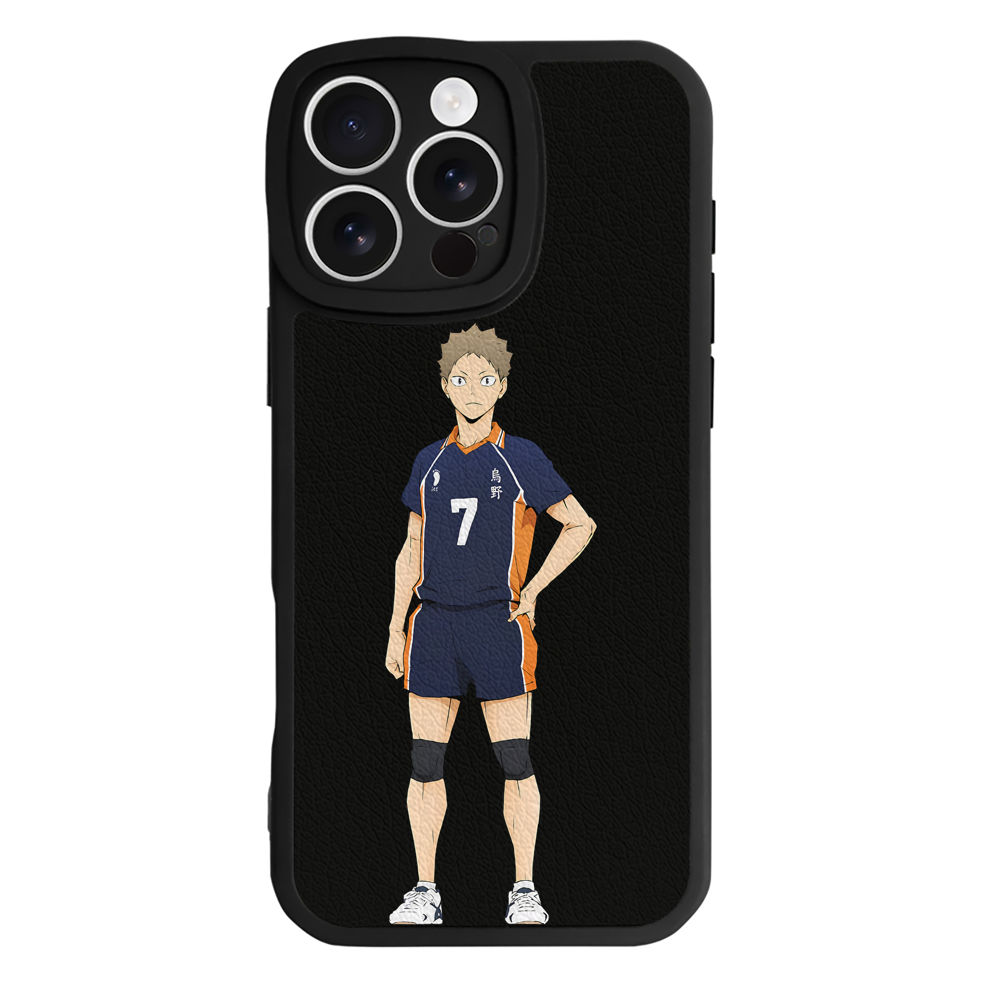 （画像用） ハイキュー!! Haikyu!! 【iPhone 16シリーズ対応】シリコンスマホケース（レザー調） 材質：シリコン